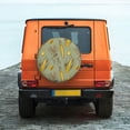 thumbnail image 6 of Naloa Cartoon Corn and Wheat PVC Leather Spare Tire Wheel Cover Spare Tire Cover, for Car Truck SUV Camper Trailer Universal Fit(14-17in)-14 inch, 6 of 6