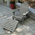 thumbnail image 2 of Highwood 2-pc Hamilton Adirondack Set with 1 Folding Ottoman - Folding & Reclining, Outdoor, Eco-friendly, Synthetic Wood, 2 of 9