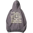 thumbnail image 3 of XINQIHANG Men's Hoodie Hip Hop Pullover Sweaters for Teenagers, 3 of 6