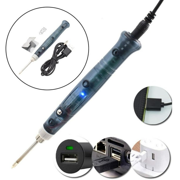Herramienta de soldadura de CC Macarena Soldador recargable 5V 10W ligero calentamiento rápido