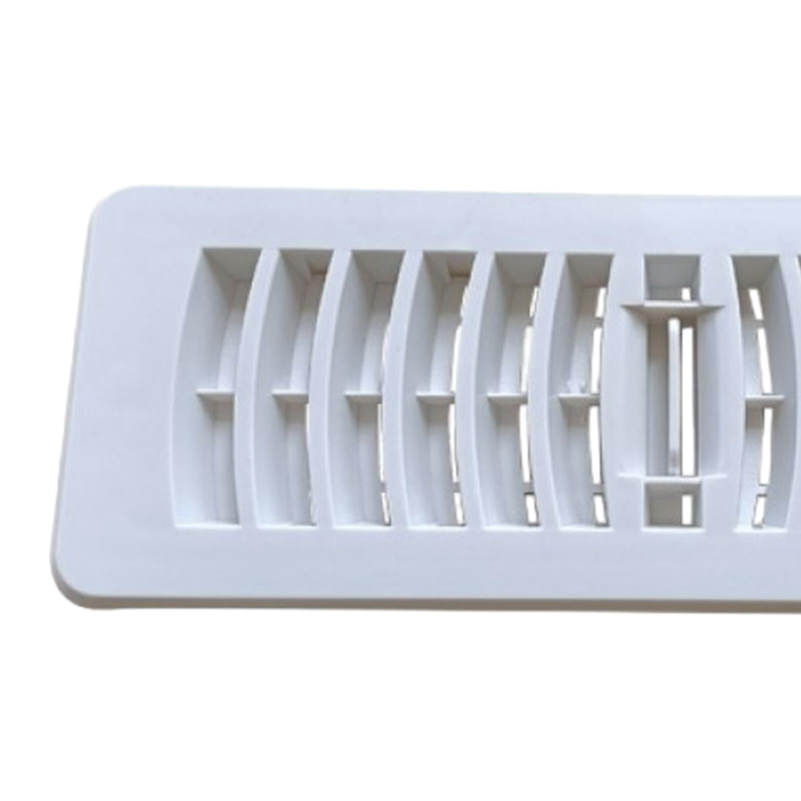 TISHITA Air Vent Deflector Floor Vent Deflector Adjust Air Supply Lever Air Vent Louver Floor Register Vent for Bathroom Home 4inchx12inch