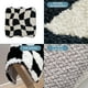 thumbnail image 5 of Alfombra de cojín decorativo súper absorbente | Pequeña alfombra moderna de poliéster | Alfombrilla antideslizante para habitación, cocina, baño, mascota | 15,7 x 15,7 pulgadas | Marrón | Decoración, 5 of 7