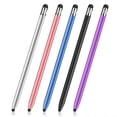 thumbnail image 4 of 5Pcs Stylus Pen for Touchscreen, Dual-Head Universal Capacitive Touch Screen Drawing Stylus Pen, High Sensitivity & Precision No Scratches Capacitive Pen, Multi-Color, 4 of 7