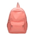 thumbnail image 1 of Back To School Supplies Student Schoolbag Large Capacity Outdoor Girls Backpack Solid Color Backpack, 1 of 7