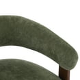 thumbnail image 4 of Christopher Knight Home 31" Modern Upholstered Accent Armchair with Wooden Legs, Green, 4 of 11