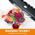 thumbnail image 4 of Vacuum Sealer Machine, Kitchen in the Box Campact Food Sealer, Dry/Moist Food Modes&5 Temperature Settigs, One-touch Sealer Machine with External Vac, 4 of 7