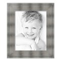 thumbnail image 2 of ArtToFrames 16" x 20" Platinum Ridge Brushed Slvr Picture Frame, 16x20 inch Silver Wood Poster Frame (WOM-5249),  Pack, 2 of 6