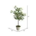 thumbnail image 2 of Vickerman 27" Artificial Green Olive Hill Tree., 2 of 8