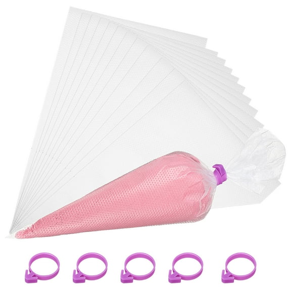 BALAHAPY 100 Piping Bags Cake Decorating Bags Disposable for Creating Intricate Designs on Cakes and Pastries