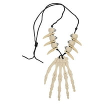 Halloween Skull Skeleton Hand Bone Necklace Halloween Party Neck Decoration