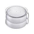 thumbnail image 1 of Funda para alimentos multicapa, transparente y multifuncional, mantiene la comida fresca y mantiene el calor, ideal para la mesa de la cocina y el comedor, de 2 capas., 1 of 14