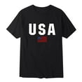 thumbnail image 4 of Sopiago American Flag Distressed T Shirts for Men USA Independence Day 4th of July Shirts for Men Patriotic Outfit Fourth of July Gifts Black,XL, 4 of 4