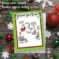 thumbnail image 5 of 1 Big Funny Holiday Christmas Card with Envelope (8.5 x 11 Inch) - Group Therapy Merry Christmas J5799XSG-US, 5 of 6