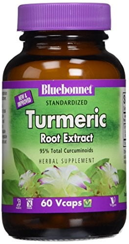 Bluebonnet Nutrition Turmeric Root Extract -- 60 Vegetable Capsules