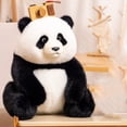 thumbnail image 4 of Panda Gigante Realista y , Juguete de Peluche para , Muñeco de Panda Animal de Simulación, Almohada Suave, Regalo de Cumpleaños para Niños, 4 of 5