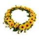 thumbnail image 1 of Corona decorativa de girasoles simulados para centros de mesa Longitud 129cm, 1 of 9