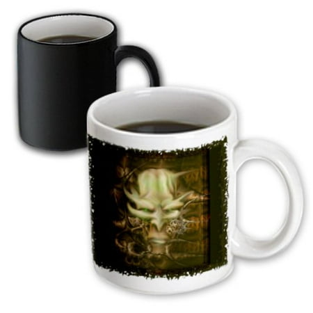

3dRose DUNGEON MASTER DarkFantasy Dungeon Master Demon DarkArt DarkCreature night Magic Transforming Mug 11oz