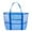 Blue, variant on Mikilon Mesh Beach Bag, Large Beach Tote Bags for Women Foldable Mesh Swimming Pool Bag With Mini Pockets - Sandproof, Waterproof