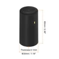 thumbnail image 2 of Uxcell 50 Pack Heat Shrink Wine Bottle Caps, 1.18" Wine Shrink Wrap Sleeves Cap, Black, 2 of 6