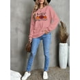 thumbnail image 3 of Anbech Thankful Grateful Blessed Sweatshirt for Women Pumpkin Shirt Graphic Long Sleeve Pullover Christmas Ladies Top, 3 of 7