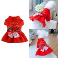 thumbnail image 4 of Pet Christmas Dress Outfit Dog Sweater Medium Girl Thermal Holiday Puppy Dog Clothes Small Winter Dress Pet Clothes Medium Dog Clothes Boy Extra Extra Small Puppy Clothes Chihuahua S, 4 of 9