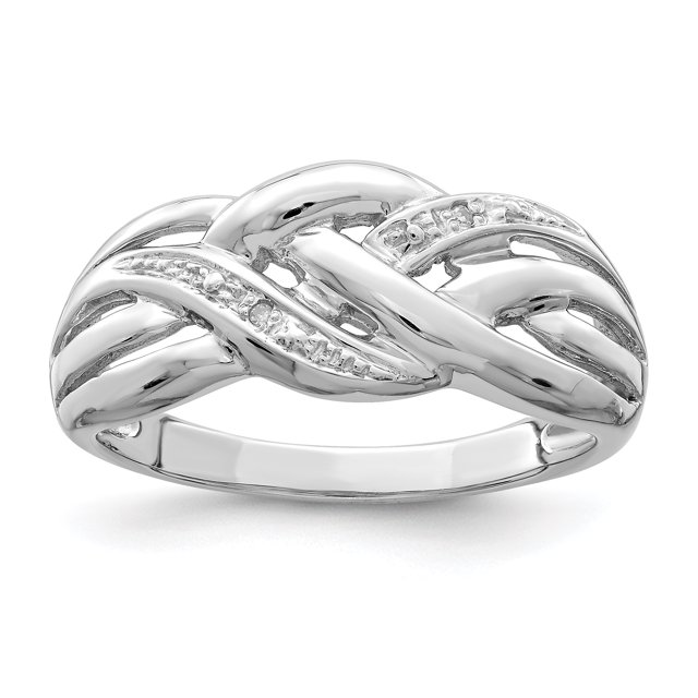 925 Sterling Silver Diamond Ring