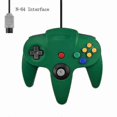 thumbnail image 1 of Paquete de 2 mandos clásicos con cable para N64, juegos retro de 64 bits, joystick de repuesto, 1 of 4