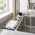 thumbnail image 2 of Unique Bargains Faucet Mat Versatile Kitchen Sink Mat for Home Beige 15.7*3.9 in, 2 of 7