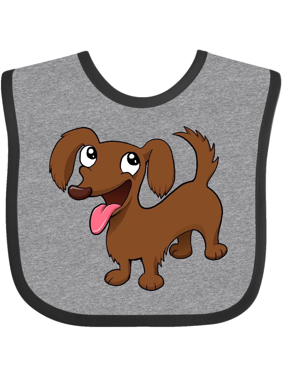 Happy Long Haired Dachshund Baby Bib Walmart Com Walmart Com