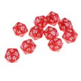 thumbnail image 4 of Paquete de 10 Dados D20 Sunnimix para Jugar D&D RPG Party Games, 4 of 7