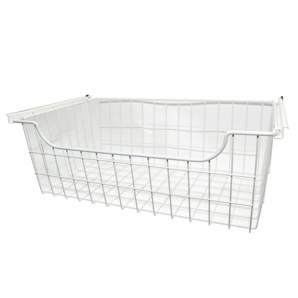 Easy Track 1308 8" Wire Basket White