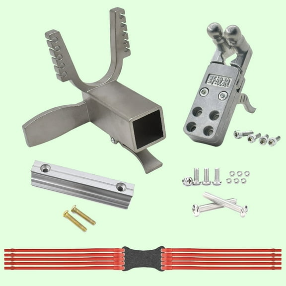 Clianle Hunting Slingshot Rifle Slingshot Release Device DIY Set, High-speed Slingshot Strong Spring Composite Accessories