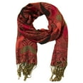 thumbnail image 2 of Falari Women's Paisley Woven Pashmina Shawl Wrap Scarf 80" x 27" Color # 12, 2 of 3