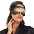thumbnail image 2 of IAUYY Sleep Mask, Super Soft Eye Masks with Adjustable Strap, Lightweight Comfortable Blindfold,Perfect Blocks Light for Men Women Cinema-grade Lighting Effects, 2 of 7