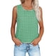 thumbnail image 2 of Camisas Y Tops de Verano de Mujer Cuello Redondo sin Mangas Camisa Cuadrada Top de Mujer Casual, 2 of 9