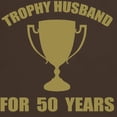 thumbnail image 3 of CafePress - Trophy Husband For 50 Years Dark T Shirt - Men's Classic Graphic Cotton T-Shirt, 3 of 4