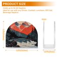 thumbnail image 4 of Yayeee Napkin Holder for Table Set of 2 Kitchen Paper Tissue Organization, Mountains at Dawn, 4 of 8