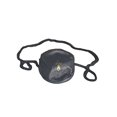 thumbnail image 4 of Black Fake Leather Catholic Communion Burse or Rosary Case, 3 3/4 Inch, 4 of 4
