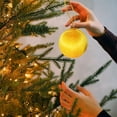 thumbnail image 6 of YingYouFu Christmas Foam Balls Christmas Ball Ornaments Satin Silk Xmas Tree Hanging, for Christmas Tree Decoration | Lightweight Easy Hang, L, 6 of 6