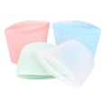 thumbnail image 4 of Shoreew Silicone Food Storage Bag BPA Free Heat-Resistant Stand-Up Design Microwave Oven Safe Reusable Freezer Bag Silicone Container, 4 of 7