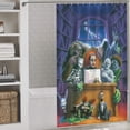 thumbnail image 3 of Goosebumps Shower Curtain Waterproof Polyester Fabric Bathroom Shower Curtain Decorative Set with 12 Hooks, 3 of 7