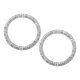 thumbnail image 1 of Cubierta Universal para Botón de Inicio y Parada del Motor del Automóvil, Anillo de Etiqueta de Inicio con Un Solo Clic de Cristal de Imitación, Recubrimiento del Botón de Encendido Blanco, 2 Pcs, 1 of 7
