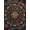 Orange, Pattern 2, variant on ODIKA 4'x6' Machine Washable Non-Slip Area Rug, Antique Burnt Orange High Traffic Rug, Grey, 1253568
