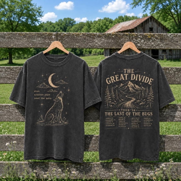 LOVETEE Orbiter Inspired Comfort Colors® Shirt, NK Indie Folk Music T-Shirt, The Divide Tour Fan Tee, Black S