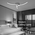 thumbnail image 3 of Lámpara De Techo Led Moderna De 18W Lámpara De Montaje En Techo De Triple Luz De Aluminio Lámparas Colgantes Onduladas Decorativas Luz Protectora Para Los Ojos Para El Dormitorio Sala De Estar Cocina Yuarrent HA027753-02, 3 of 6