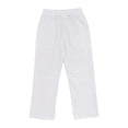 thumbnail image 5 of Ndbuld Essentials Men's Pants, Chinos, Straight-Fit Jogger Men's Casual Beach Solid Color Cotton Linen Loose Drawstring Button Pocket Pants Up to 35% off White 3XL, 5 of 9