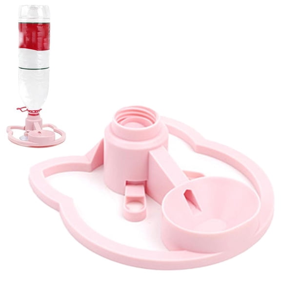 Pet Water Dispenser for Cats & Small Animals, Shallow Cat Water Dispenser, Portable Travel Pet Waters Bowl, Easy Clean, Anti-Spill Design for Home Use