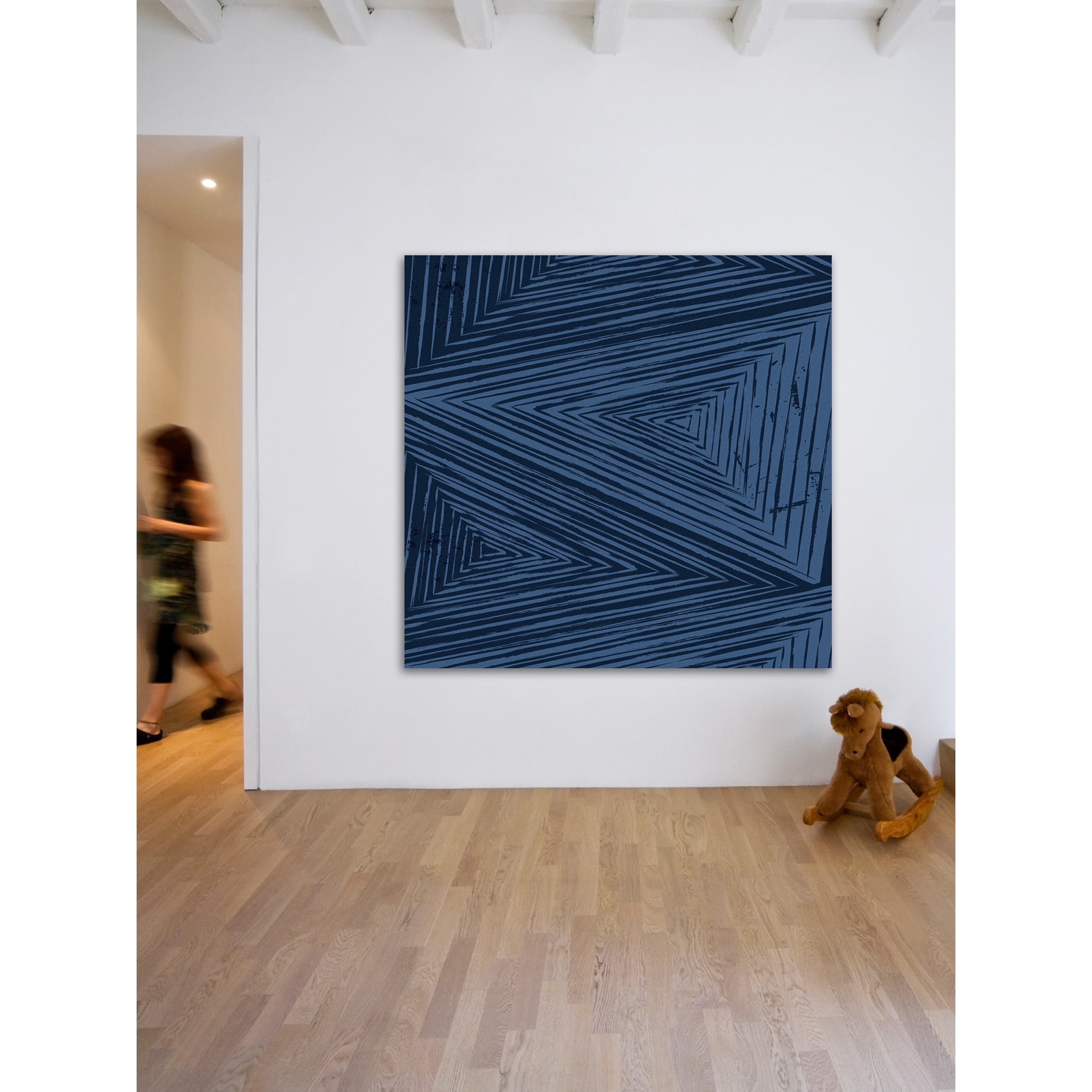 "Pyramid Views" Painting Print on Wrapped Canvas
