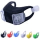 thumbnail image 4 of Yuarrent Luces de silicona para bicicleta de Color arcoíris, resistente al agua, para ciclismo, luz de seguridad delantera y trasera, manillar, Ciclismo Blanco, 4 of 6