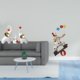 thumbnail image 2 of Escultura De Payaso De Familia De Elefantes, Figuras De Animales, Estatuas, Artesanías, Decoraciones De Escritorio, Estatuilla, Adorno Para Escritorio, Mesa, Sala De Estar, Dormitorio,, 2 of 8